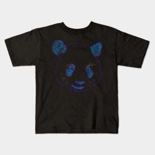 Electric Panda Bear Kids T-Shirt